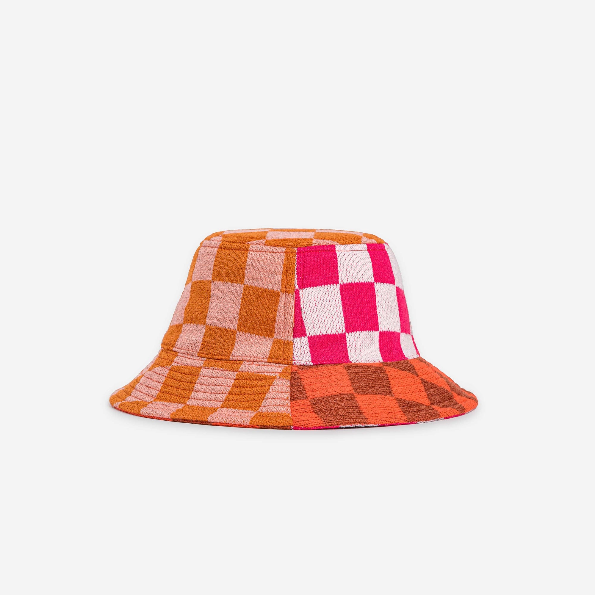 Verloop - Checkerboard Patchwork Bucket Hat -