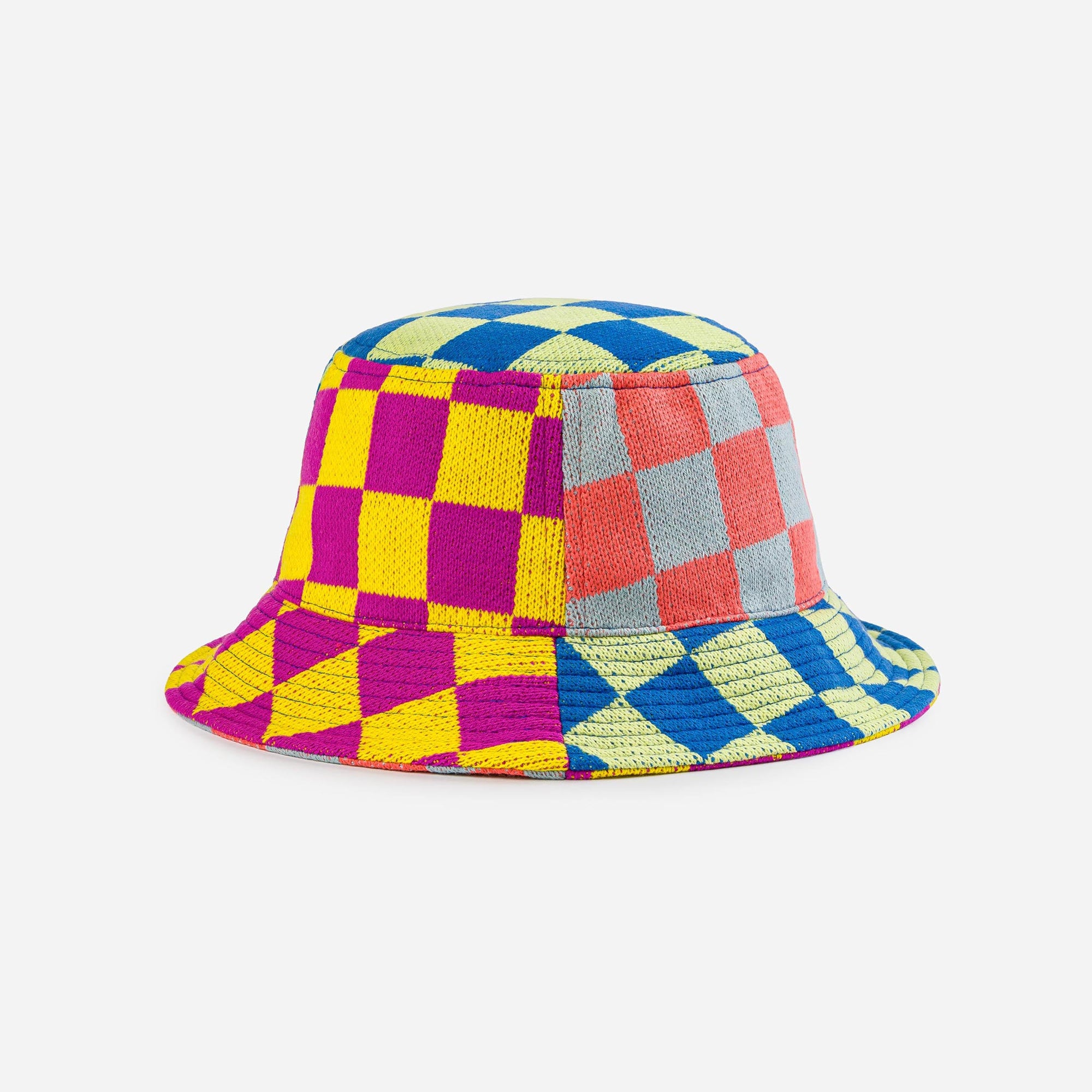 Verloop - Checkerboard Patchwork Bucket Hat -