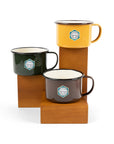 Crow Canyon Home - Camp Wandawega x CCH Soup Mug - Forest Green & Cream -