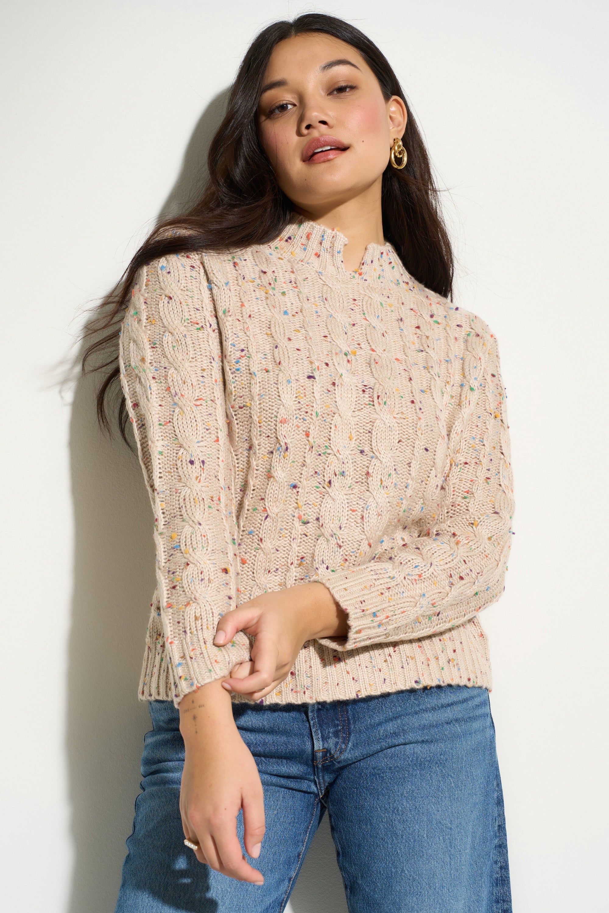 Callahan Knitwear - Aster Pullover - Ivory -