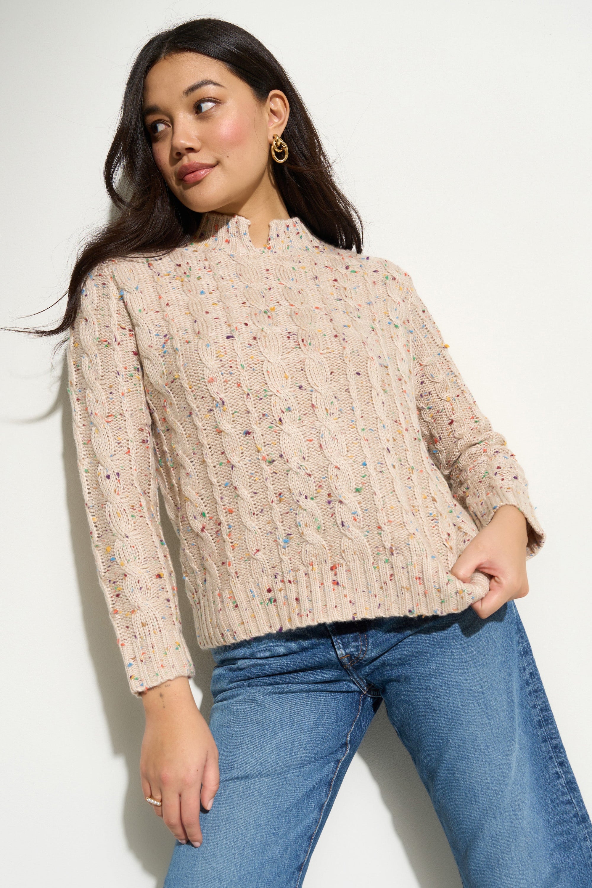 Callahan Knitwear - Aster Pullover - Ivory -