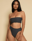Montce - Charcoal Summer Variation Bikini Top -