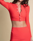Montce - Cherry Micro Skirt -