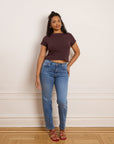 Loup - Winona High Rise Stovepipe Jeans - Indigo -