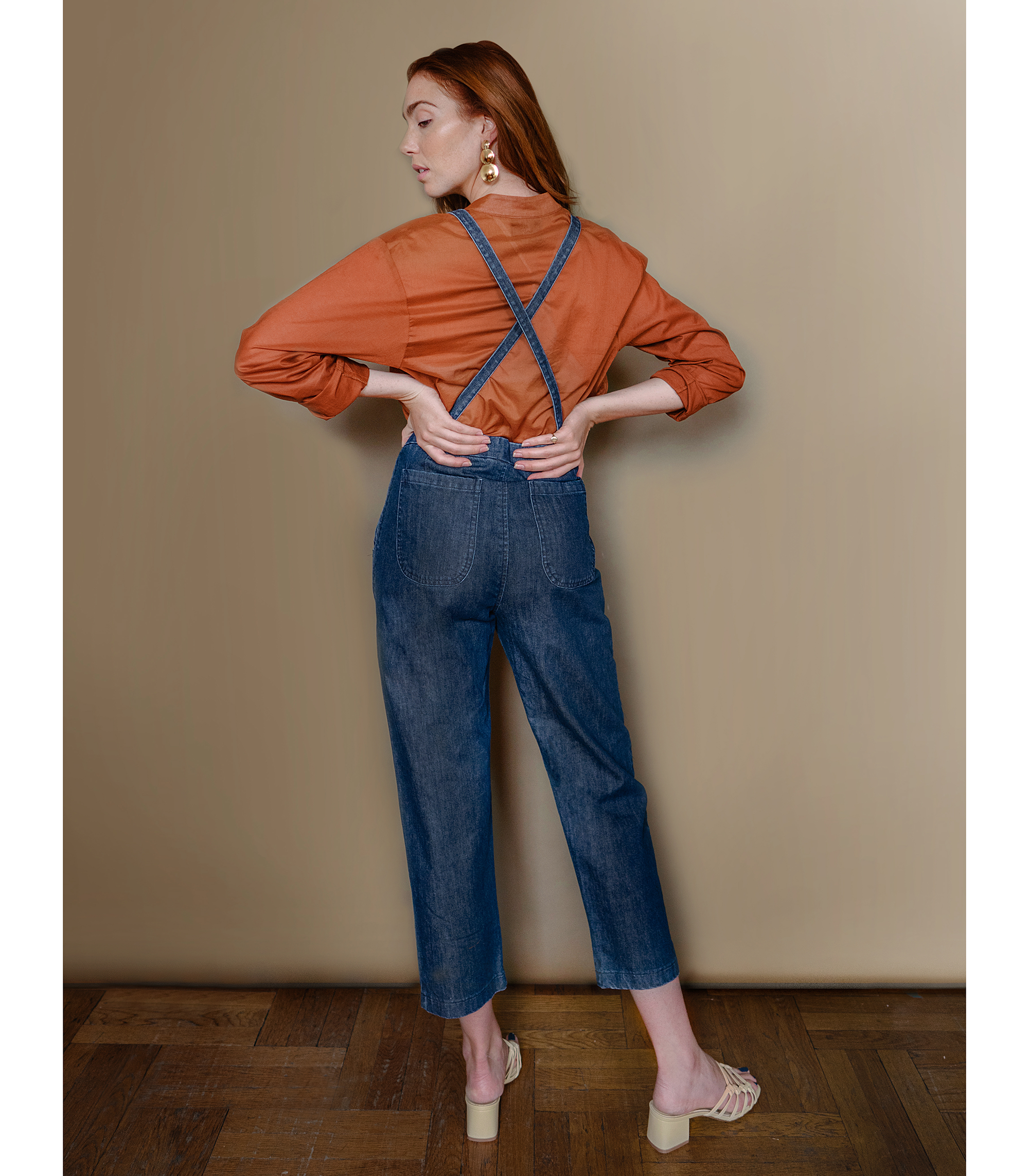 Loup - Knot Overalls - Dark Indigo -