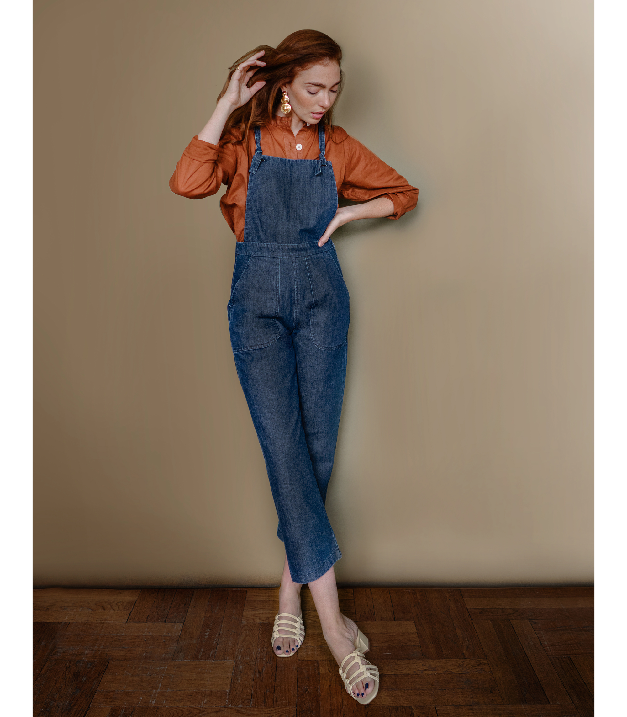Loup - Knot Overalls - Dark Indigo -