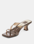 Dolce Vita - Brevel Vinyl Heels - Dark Brown Jelly -