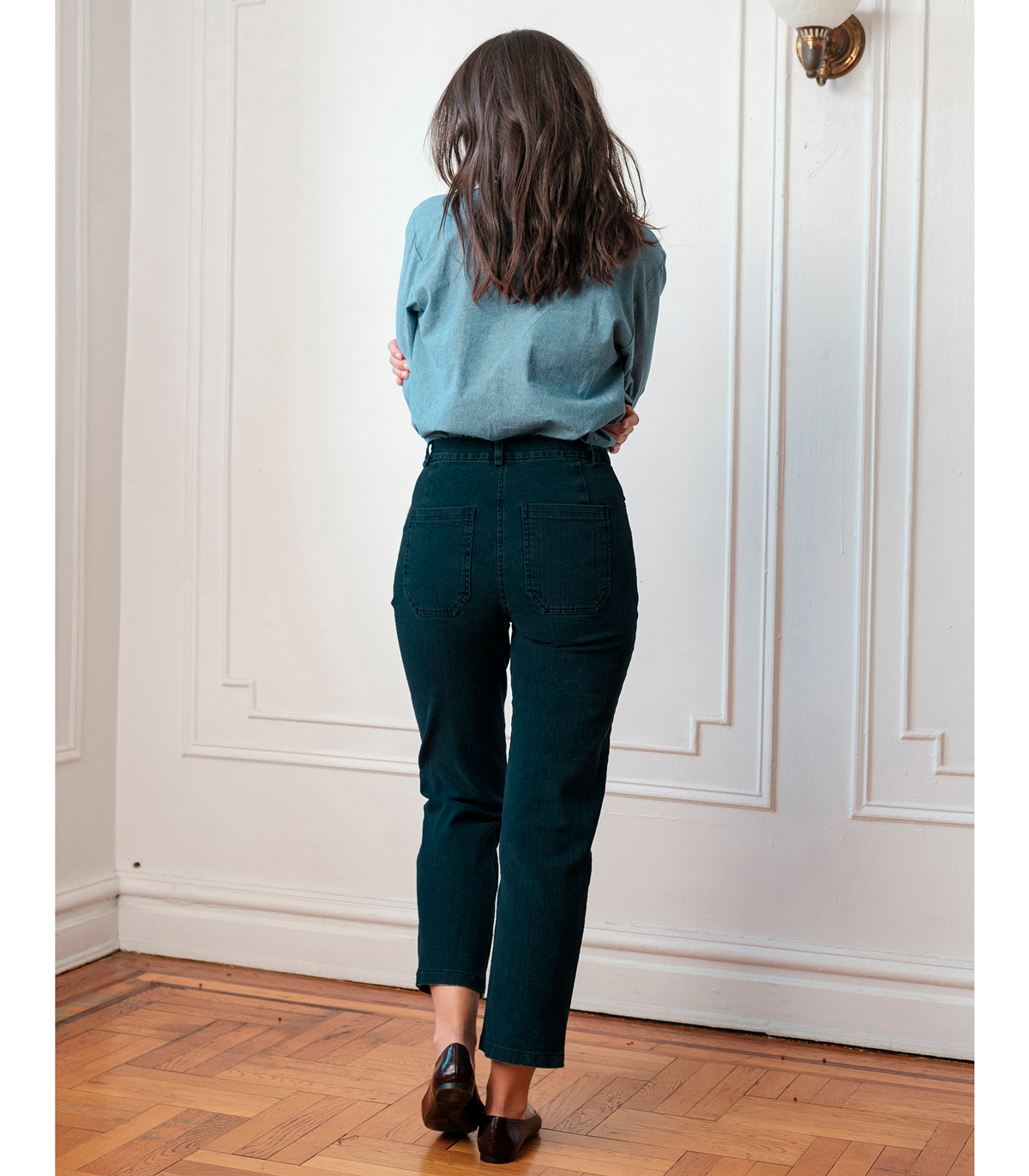 Loup - Parker Straight Leg Jeans - Dark Indigo -