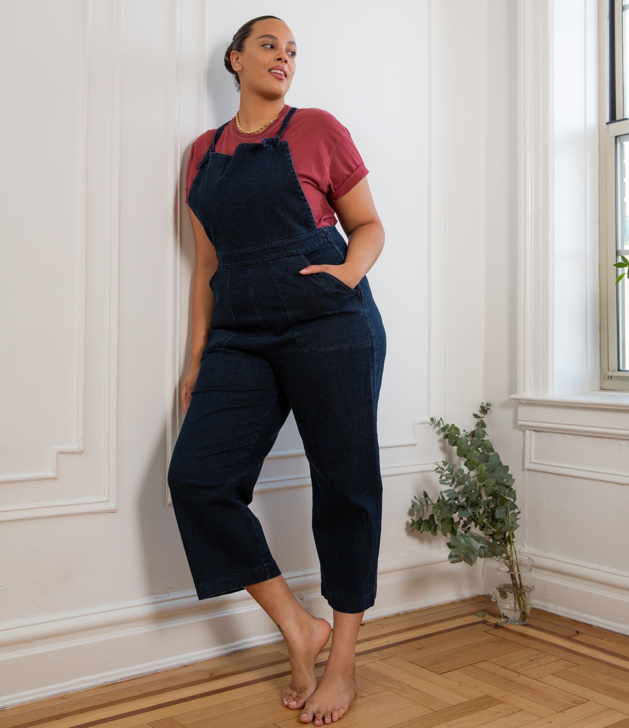 Loup - Knot Overalls - Dark Indigo -