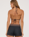 Noserider Surf Club - Triangle Surf Bikini Top in Dark Tropics -