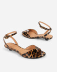 Intentionally Blank - Echo Kitten Heel Sandal - LEOPARD PATENT