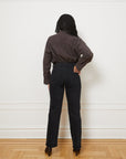 Loup - Diana Relaxed Button Up Shirt - Espresso -