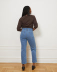 Loup - Vivienne Straight Leg Jeans - Washed Indigo -