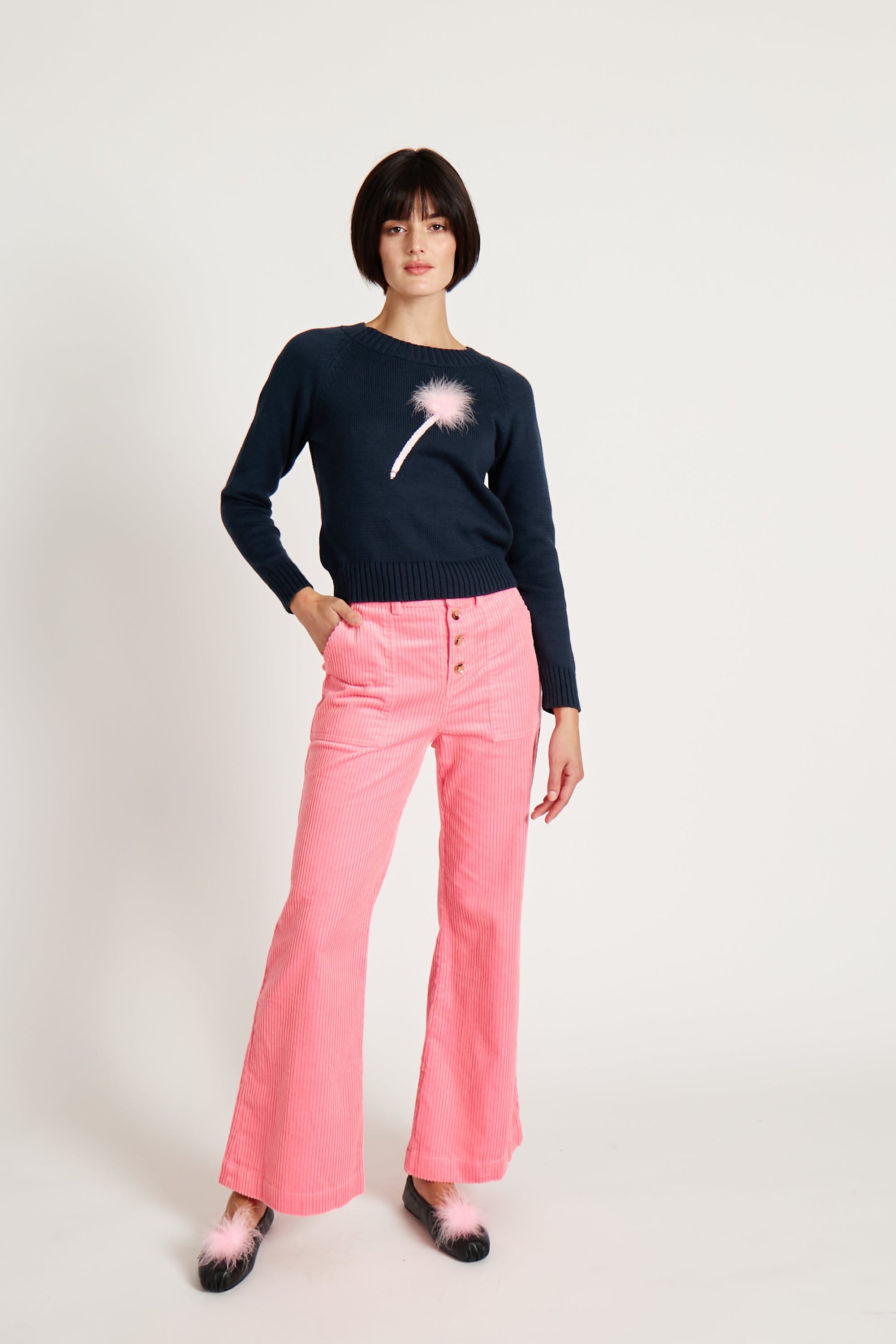 Rachel Antonoff - Mike Wide Leg Pant -