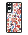 Wildflower Galaxy S25 case Edge Fruit Tart Blueberries Cute