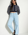 Callahan Knitwear - Fiona Cardigan - Navy -
