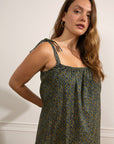Loup - Penelope Tie Strap Dress - Dark Floral -