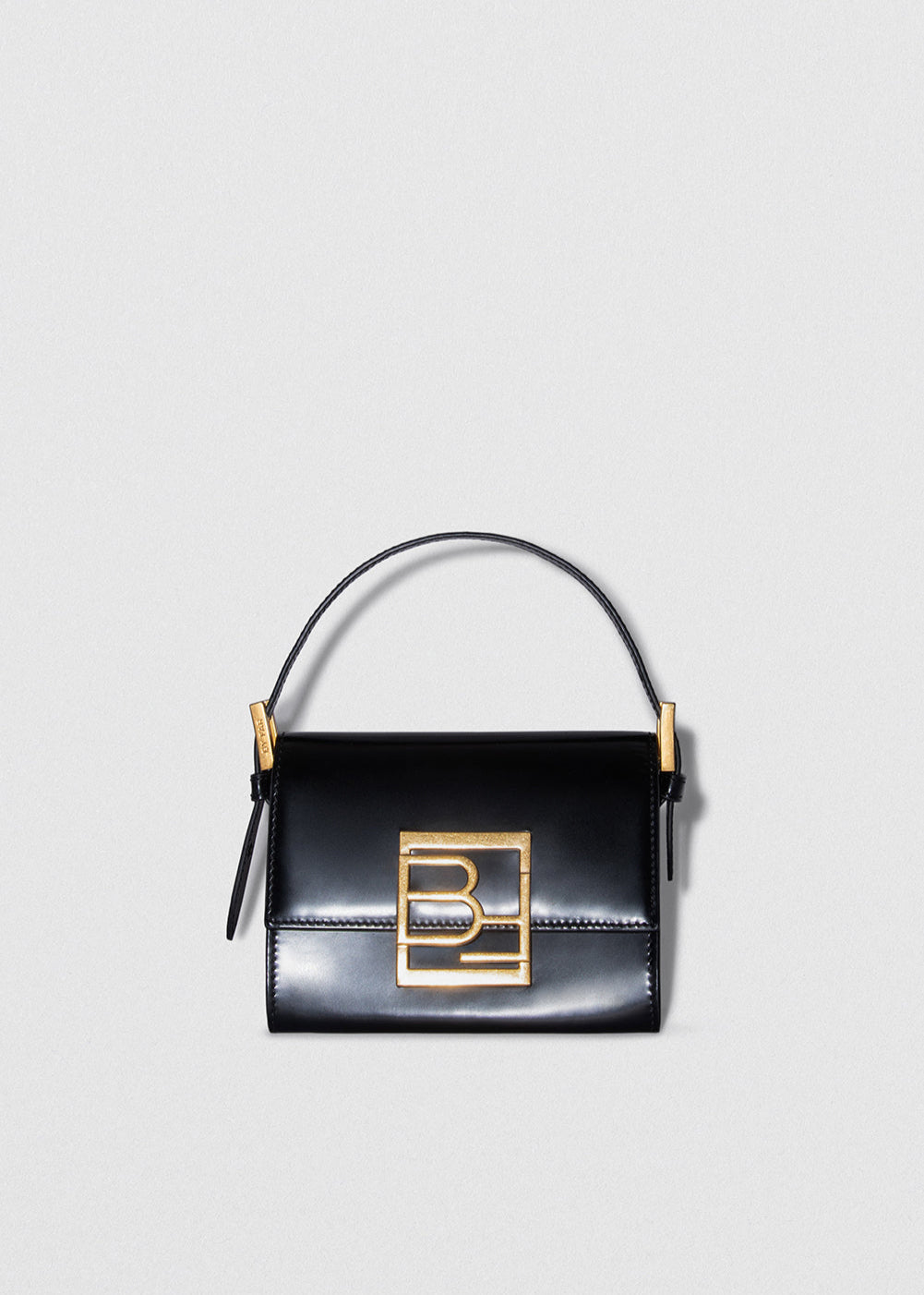 By Far - Fran Black Semi Patent Leather -