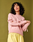 Gigi Knitwear - Bow Sweater - Pink -