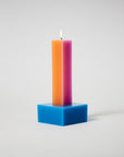 Areaware - Happiness Pillar Candle - Orange/Pink -