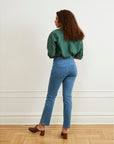 Loup - Cleo Straight Ankle Jeans - Light Indigo -