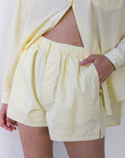 The Poplin Boxer Short - Butter