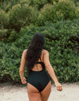 Serei Swim - Amara One-Piece - Textured Black -