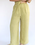 The Drawstring Pant - Tomatillo