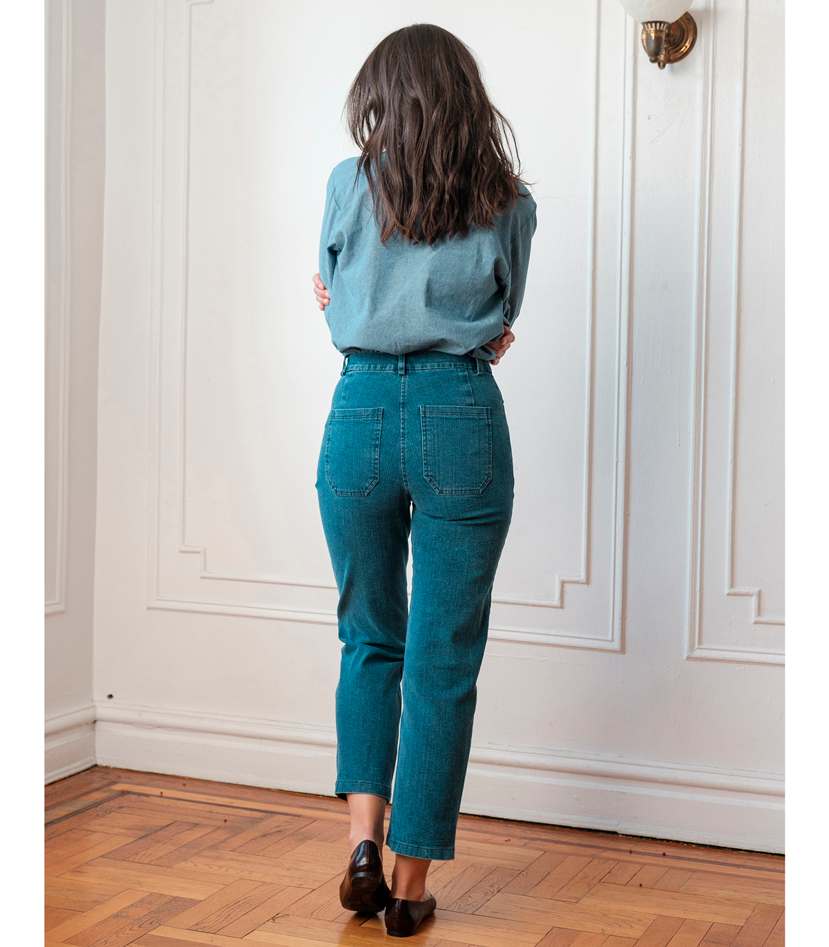 Loup - Parker Straight Leg Jeans - Washed Indigo -