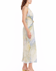 Naya Printed Halter Maxi Dress