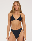 Noserider Surf Club - Medium Coverage Surf Bikini Bottom in Java Rib -