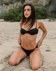Serei Swim - Kiri Top - Textured Black -