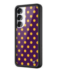Wildflower Galaxy S25 case Polka Dot Purple and Yellow Cute