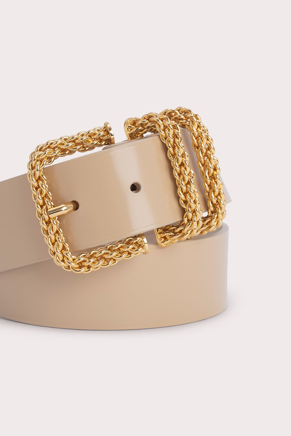 By Far - Katina Kraft Semi Patent Leather -