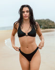 Serei Swim - Kiri Bottoms - Textured Black -