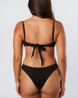 Serei Swim - Kiri Top - Textured Black -