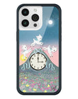 Wildflower iPhone case 15 Pro Max Laufey Collab Clock Cute