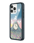 Wildflower iPhone case 15 Pro Max Laufey Collab Clock Cute