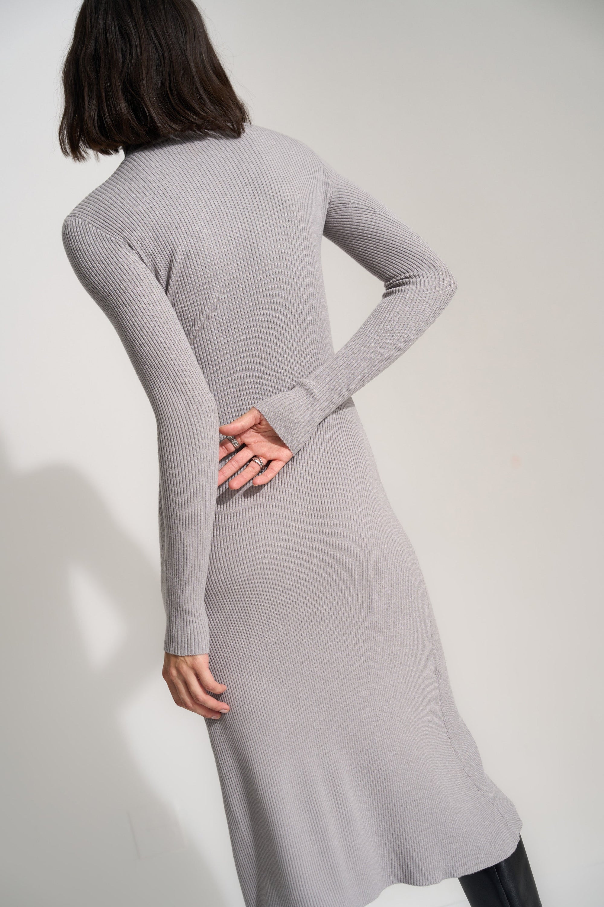 Callahan Knitwear - Leesa Midi - Grey -