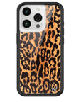Wildflower Leopard Love iPhone 15 Pro Case