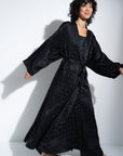 Be Idle - The Long Robe - Black Zig Zag -