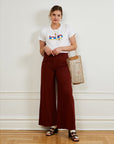 Loup - Brigitte Wide-Leg Trouser - Cocoa -