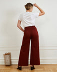 Loup - Brigitte Wide-Leg Trouser - Cocoa -