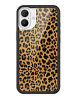 Wildflower iPhone case 16 Plus Meow Leopard Black Tan
