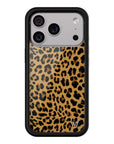 Wildflower iPhone case 17 Pro Meow Leopard Black Tan