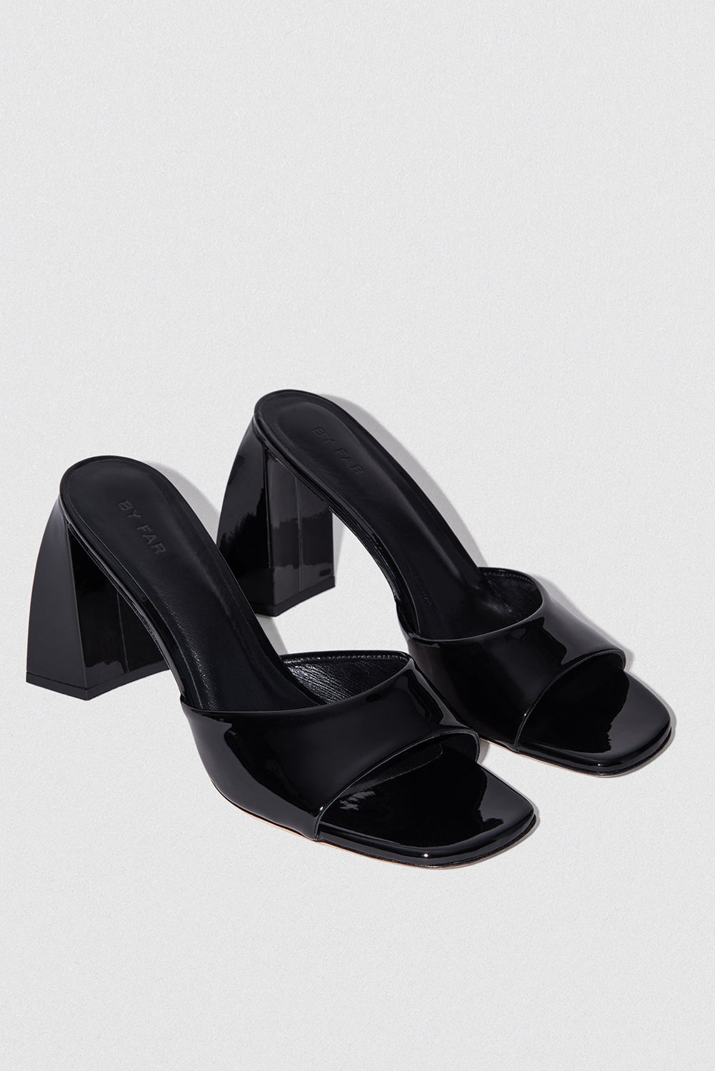 By Far - Michele Black Patent Leather -