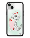 Wildflower iPhone case 14 Kitty Shake Cats Cute
