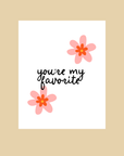 Nice Paper - Greeting Card - My Favorite -