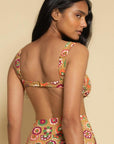 Montce - Mazzy Floral Petal Bikini Top -