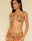 Montce - Mazzy Floral Petal Bikini Top -